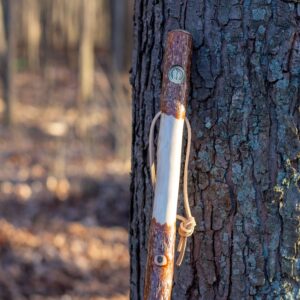 Brazos Rustic Wood Walking Stick, Twisted Sassafras, Traditional Style Handle, for Men & Women, Made in the USA, 48"