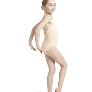 Capezio Big Girls' Over's and Under Camisole Leotard, Nude, Intermediate