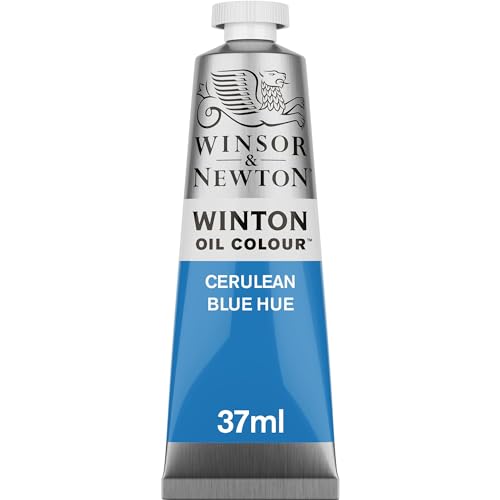 Winsor & Newton Winton Oil Color, 37ml (1.25-oz) Tube, Cerulean Blue Hue