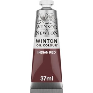 winsor & newton winton oil color, 37ml (1.25-oz) tube, indian red