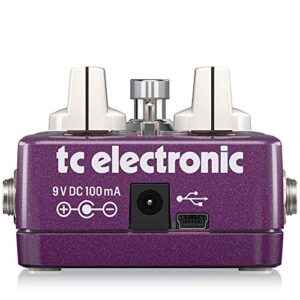 TC Electronic VORTEX FLANGER Outstanding TonePrint-Enabled Flanger Pedal with 2 Built-In Flanger Modes, Deep Control and Stereo I/O