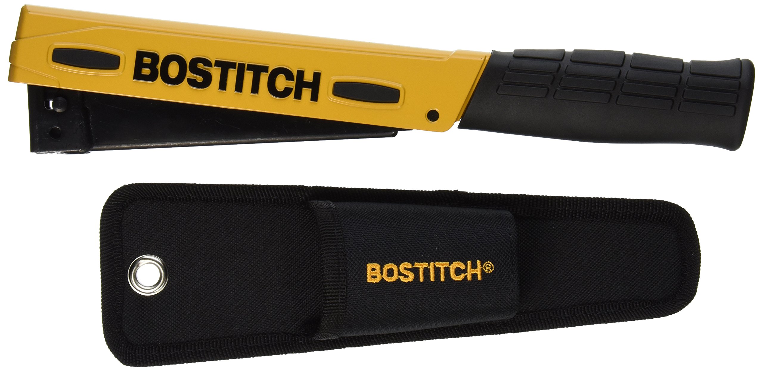 BOSTITCH Hammer Stapler with Vinyl Holster, 1/4-Inch to 3/8-Inch (H30-8D6)