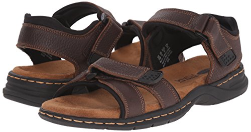 Dr. Scholl's Shoes Men's Gus Sandal,Brown,10 M US