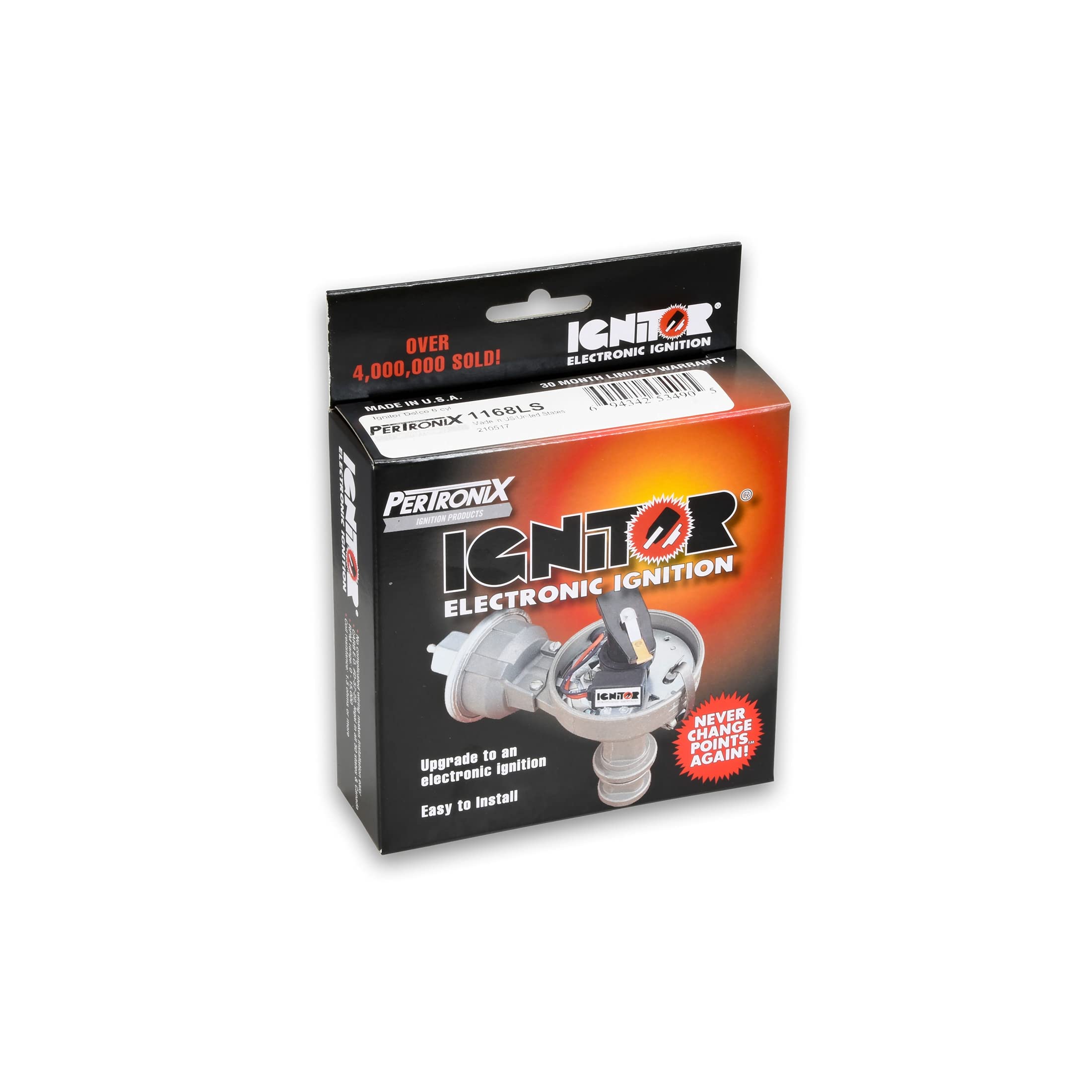 Pertronix 1168LS Lobe Sensor 6 Cylinder Delco Ignitor, 5.9 x 4.8 x 1.6 inches