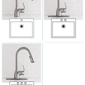 Moen CA87011SRS Single Handle Kitchen Faucet with Pullout Spray from the Kleo Collection, Spot Resist Stainless