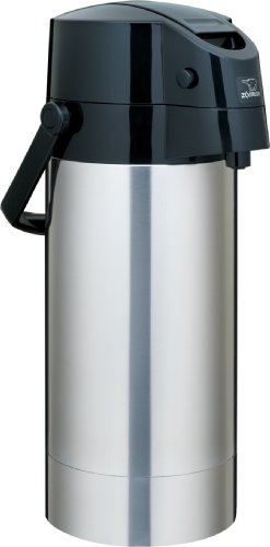 Zojirushi Stainless Steel Vacuum Air Pot Beverage Dispenser, 1-Gallon / 3.8-Liter