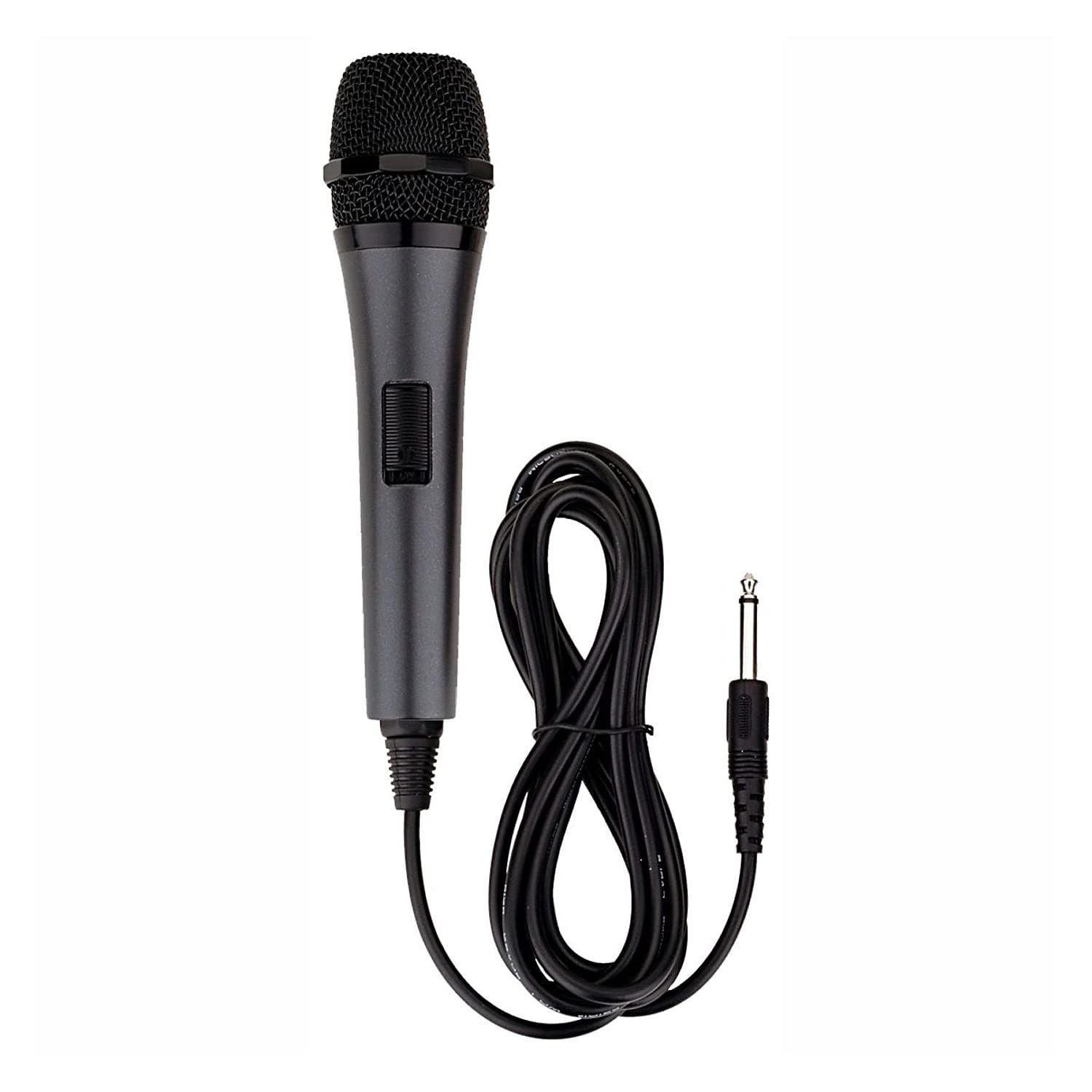 Karaoke USA M187 Professional Dynamic Microphone (Corded),Black