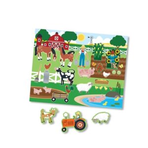 melissa & doug reusable sticker pad: habitats - 150+ reusable stickers - fsc certified