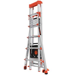 Little Giant Ladders, Select Step, 6-10 Foot, Stepladder, Aluminum, Type 1A, 300 Lbs weight rating (15109-001)