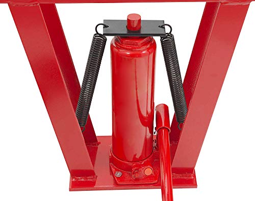 BIG RED T31202 Torin Hydraulic Pipe/Tube Bender with Adjustable Rollers and 6 Cast Iron Dies, 12 Ton (24,000 lb) Capacity, Red