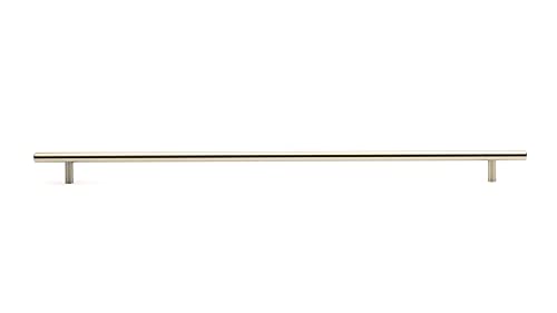 Richelieu Hardware BP305486195 Washington Collection 19 1/8-inch (486 mm) Center-to-Center Brushed Nickel Modern Cabinet and Drawer Bar Pull Handle for Kitchen, Bathroom, and Furniture