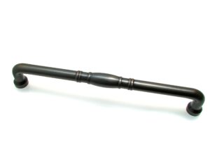 richelieu hardware bp82290borb pincourt collection 12-inch (305 mm) center-to-center brushed oil-rubbed bronze traditional pull handle for kitchen appliances, cabinets, drawers, and furniture