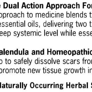 Forces of Nature Scar Treatment, Organic Homeopathic Medicine & Essential Oils, 0.37 Fl Oz, Helps Reduce Appearance of Stretch Marks, Burns, Keloid, Atrophic Acne, Surgical & Hypertrophic Scars