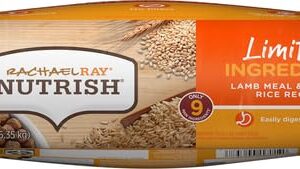 Rachael Ray Nutrish Limited Ingredient Lamb Meal & Brown Rice Recipe, Dry Dog Food, 14 Pound Bag (Packaging Design May Vary)