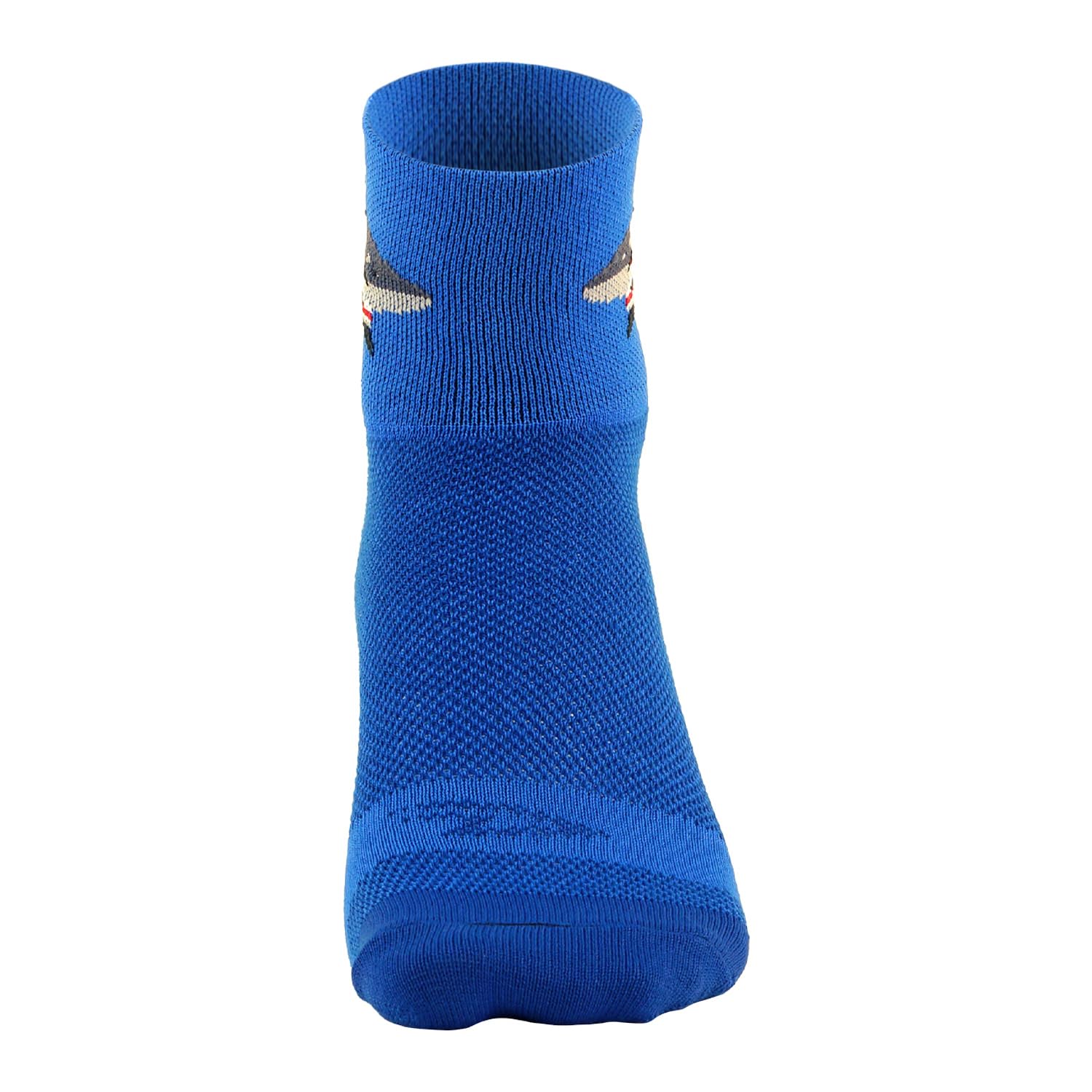 DeFeet Men's Aerator Attack Sock, Blue, Medium