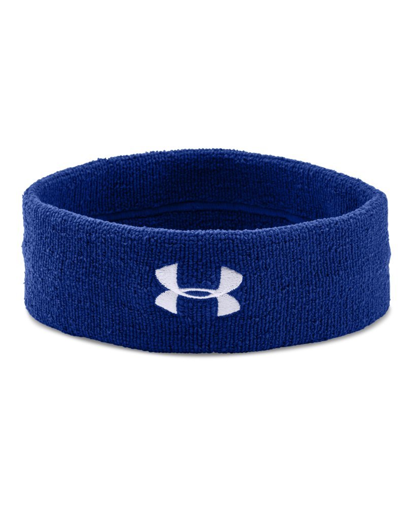 Under Armour Performance Headband, Royal (400)/White, One Size Fits All