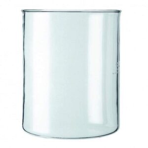 spare glass for bodum french press without spout, 4 cup, 0.5 l, 17 oz.