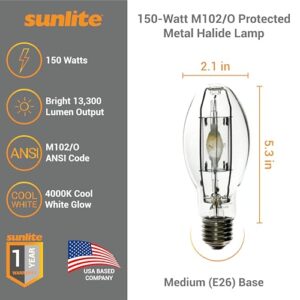 Sunlite M102/O Protected Metal Halide Lamp 150W Clear