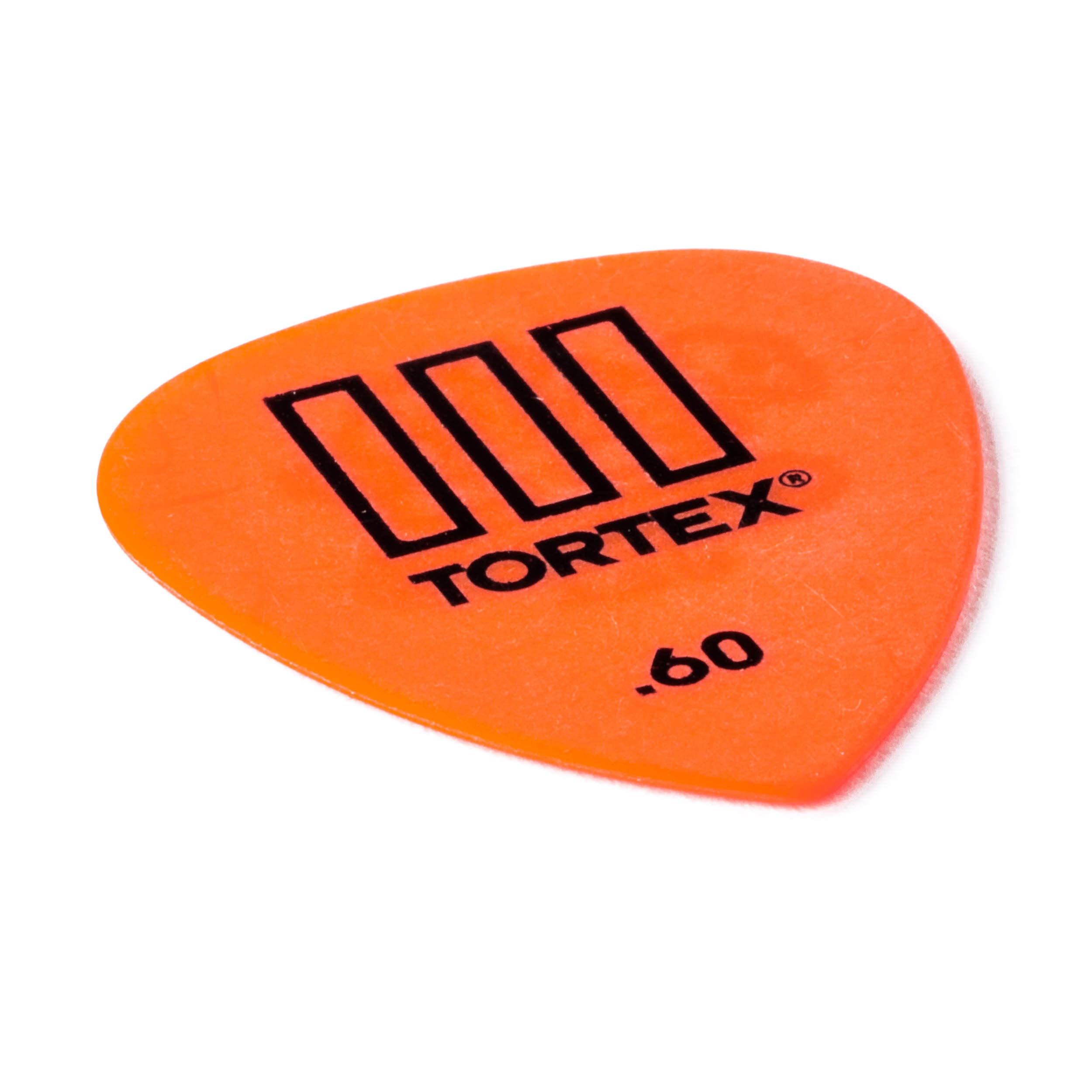 Dunlop Tortex® TIII, Orange, .60mm, 12/Player's Pack