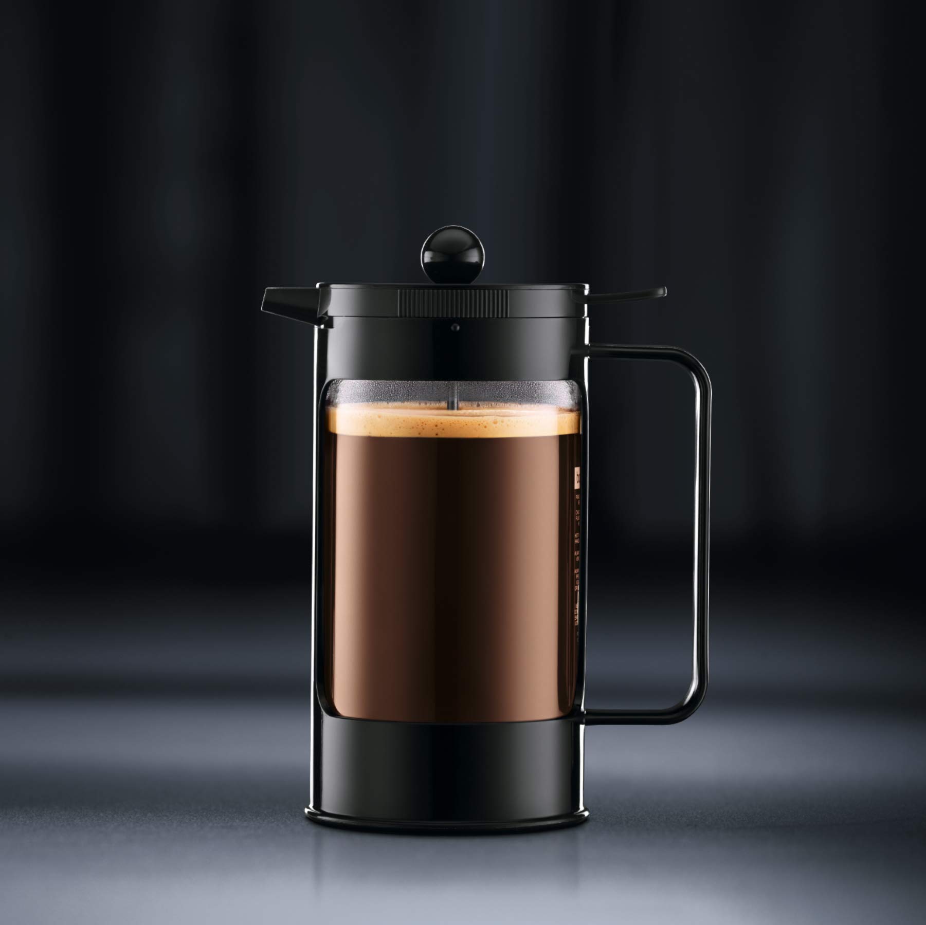 Bodum Bean 8 Cup French Press Coffee Maker, 34-Ounce, Black