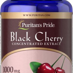 Puritan's Pride Black Cherry Extract 1000mg, 100 Count (19373)