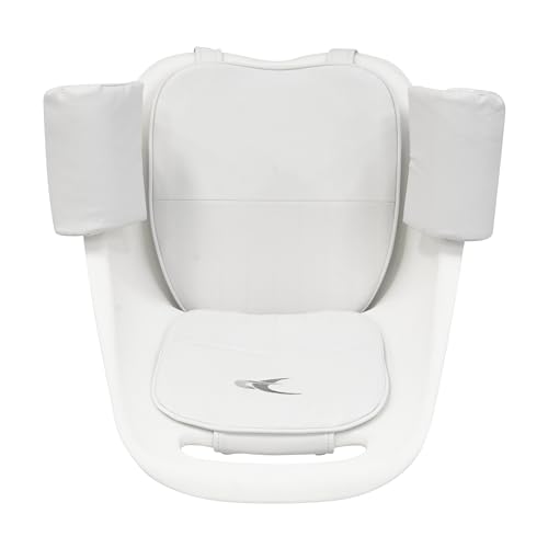 Wise 8WD007-3-710 Deluxe Pilot Chair with Cushions and Mounting Plate, White