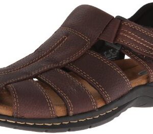 Dr. Scholl's Shoes mens Gaston sandals, Brown, 10 US