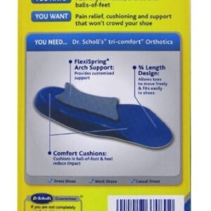 Dr Scholl's Tri Comfort Orthotics for Women - Size (6-10)