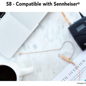 Airwave Technologies HSD-Slimline+SE Single Ear Head Worn Microphone - Sennheiser Compatible