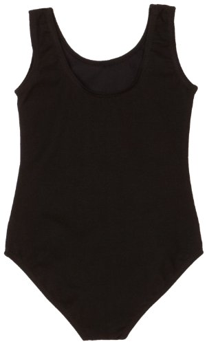 Sansha Little Girls' Shanice Leotard Tank, Black ,Small(C)/4-6