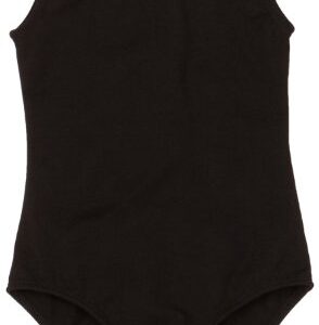 Sansha Little Girls' Shanice Leotard Tank, Black ,Small(C)/4-6