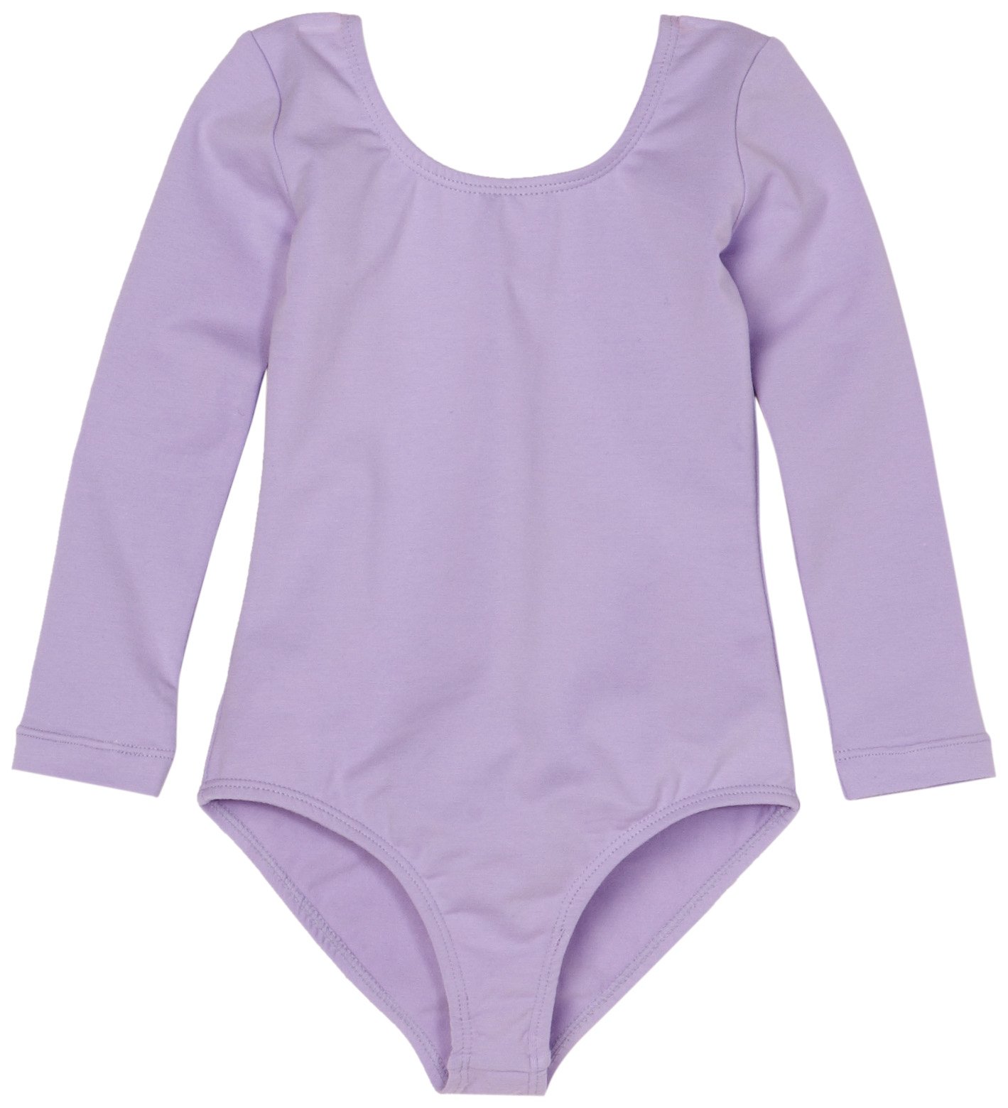 Sansha Little Girls' Suzanna Long Sleeve Leotard, Lavender ,Small(C)/4-6