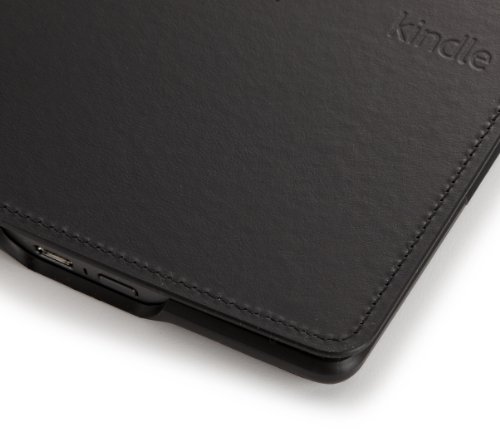 Amazon Kindle Leather Cover, Black (does not fit Kindle Paperwhite, Touch, or Keyboard)