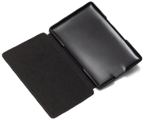 Amazon Kindle Leather Cover, Black (does not fit Kindle Paperwhite, Touch, or Keyboard)