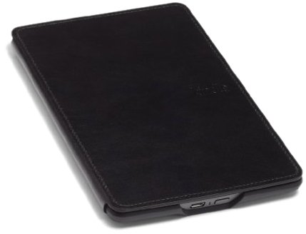 Amazon Kindle Leather Cover, Black (does not fit Kindle Paperwhite, Touch, or Keyboard)