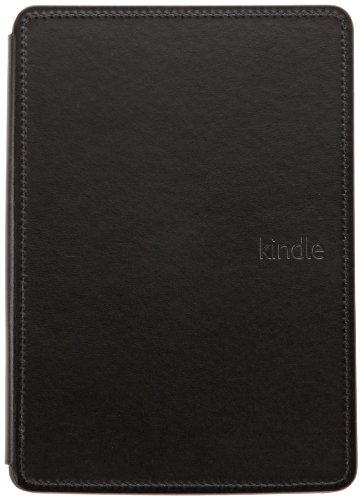 Amazon Kindle Leather Cover, Black (does not fit Kindle Paperwhite, Touch, or Keyboard)