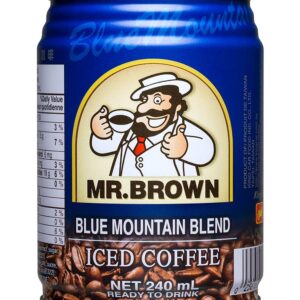 Mr. Brown Iced Coffee, Blue Mountain Style, 8.12-Ounce (Pack of 24)