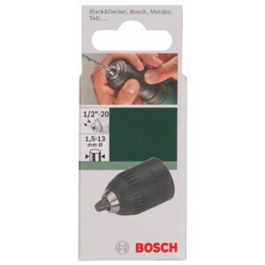 Bosch 2609255705 1.5-13mm 1/2-inch x 20-Thread Keyless Chuck with Locking Mechanism