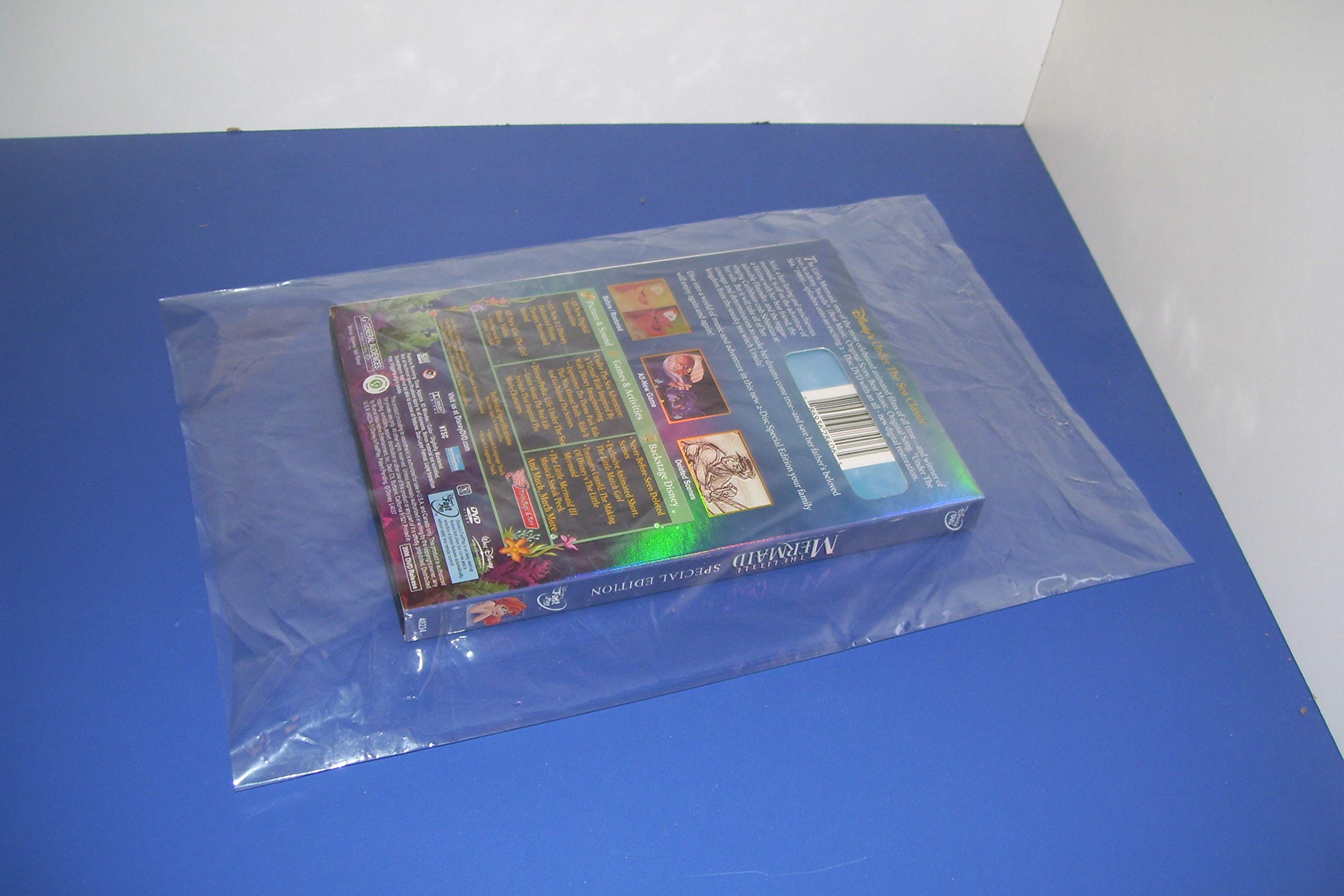 100 Clear 14 x 16 Poly Bags Plastic Lay Flat Open Top Packing ULINE Best 1 MIL