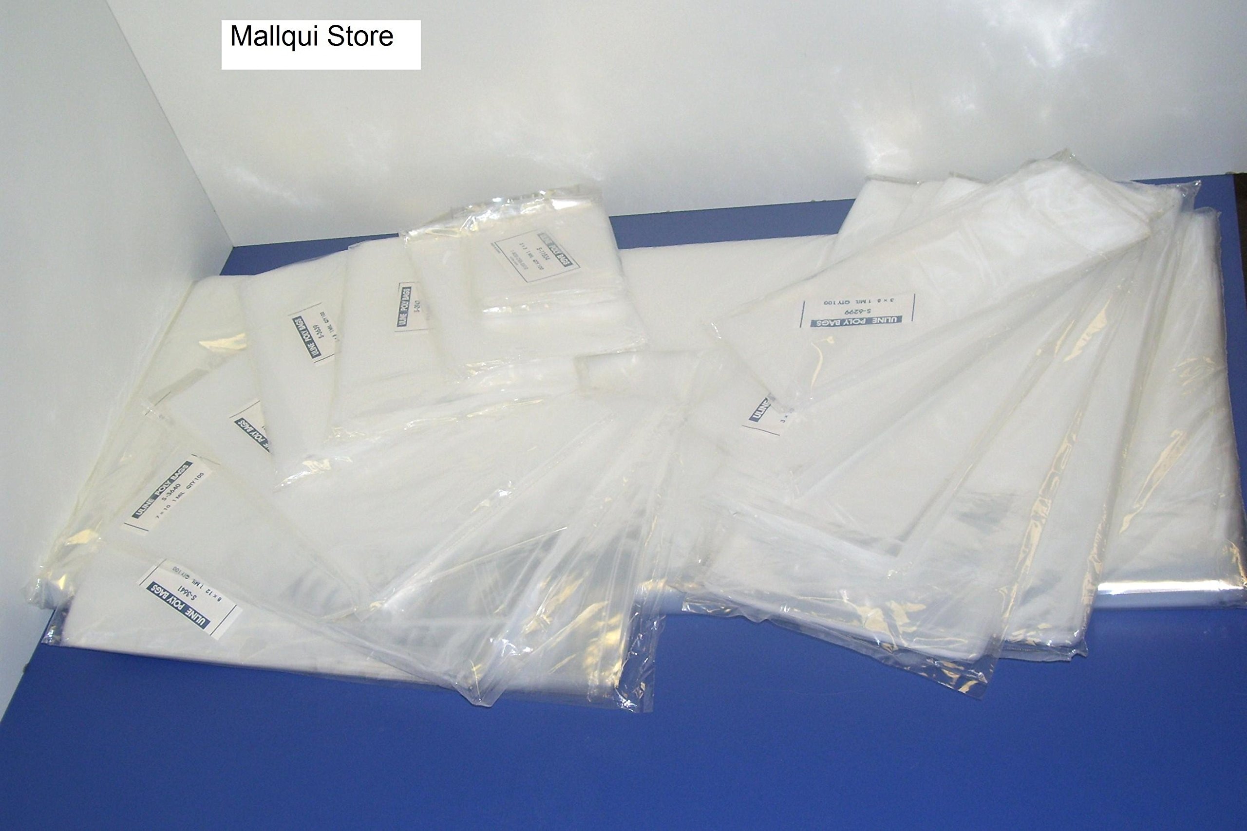 ULINE 100 Clear 20 x 24 Poly Bags Plastic Lay Flat Open TOP Packing ULINE Best 1 MIL