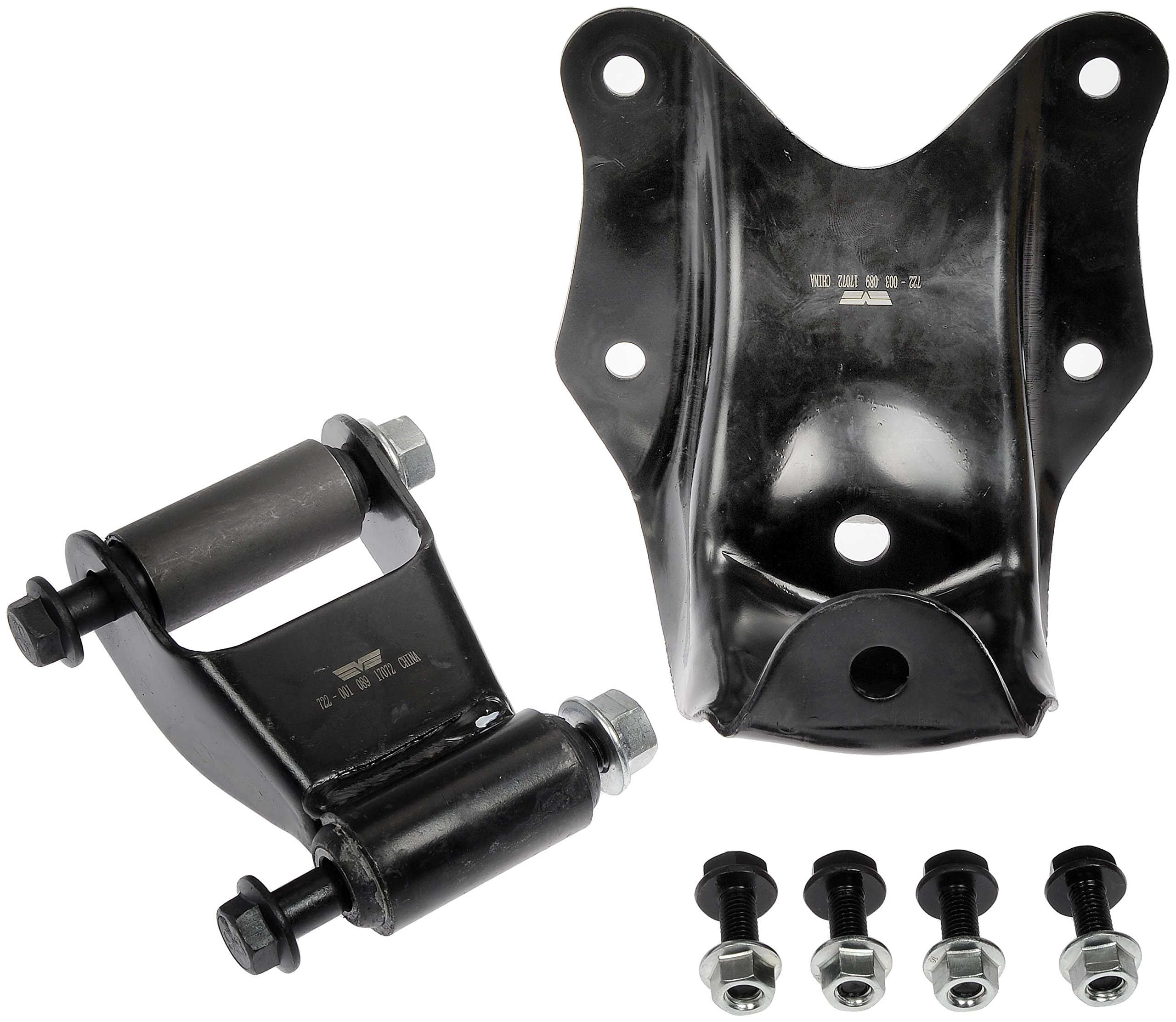 Dorman 722-100 Rear Leaf Spring Shackle and Bracket Kit Compatible with Select Ford Models