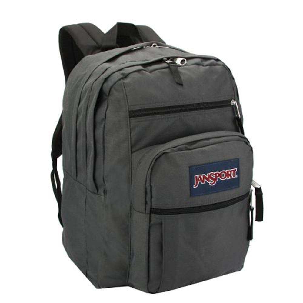 JanSport Laptop Backpack - Computer Bag with 2 Compartments, Ergonomic Shoulder Straps, 15” Laptop Sleeve, Haul Handle - Book Rucksack - Forge Grey