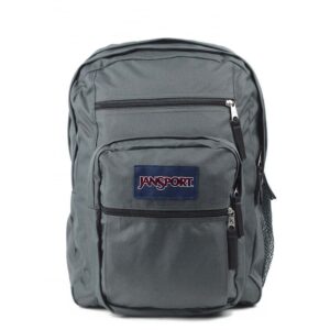 JanSport Laptop Backpack - Computer Bag with 2 Compartments, Ergonomic Shoulder Straps, 15” Laptop Sleeve, Haul Handle - Book Rucksack - Forge Grey