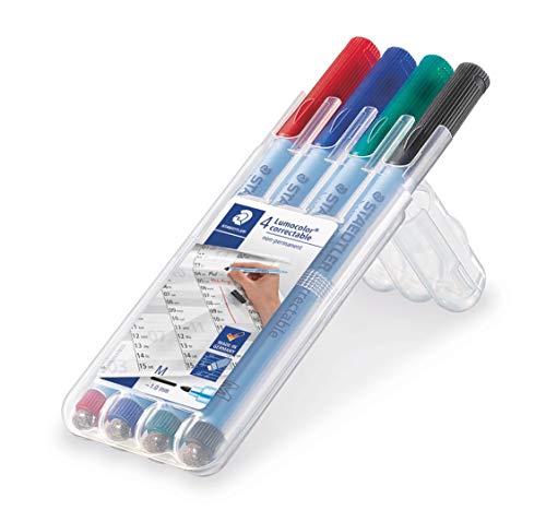 Staedtler Lumocolor correctable Pens, 305MWP4