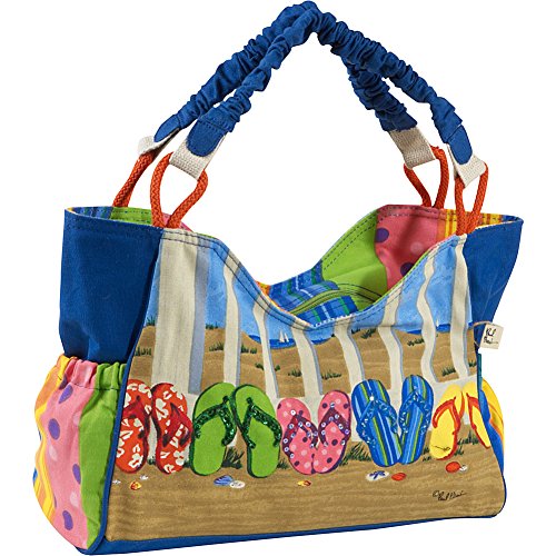 Sun 'N' Sand Coastal Flip Flop Tote, Multi, One Size