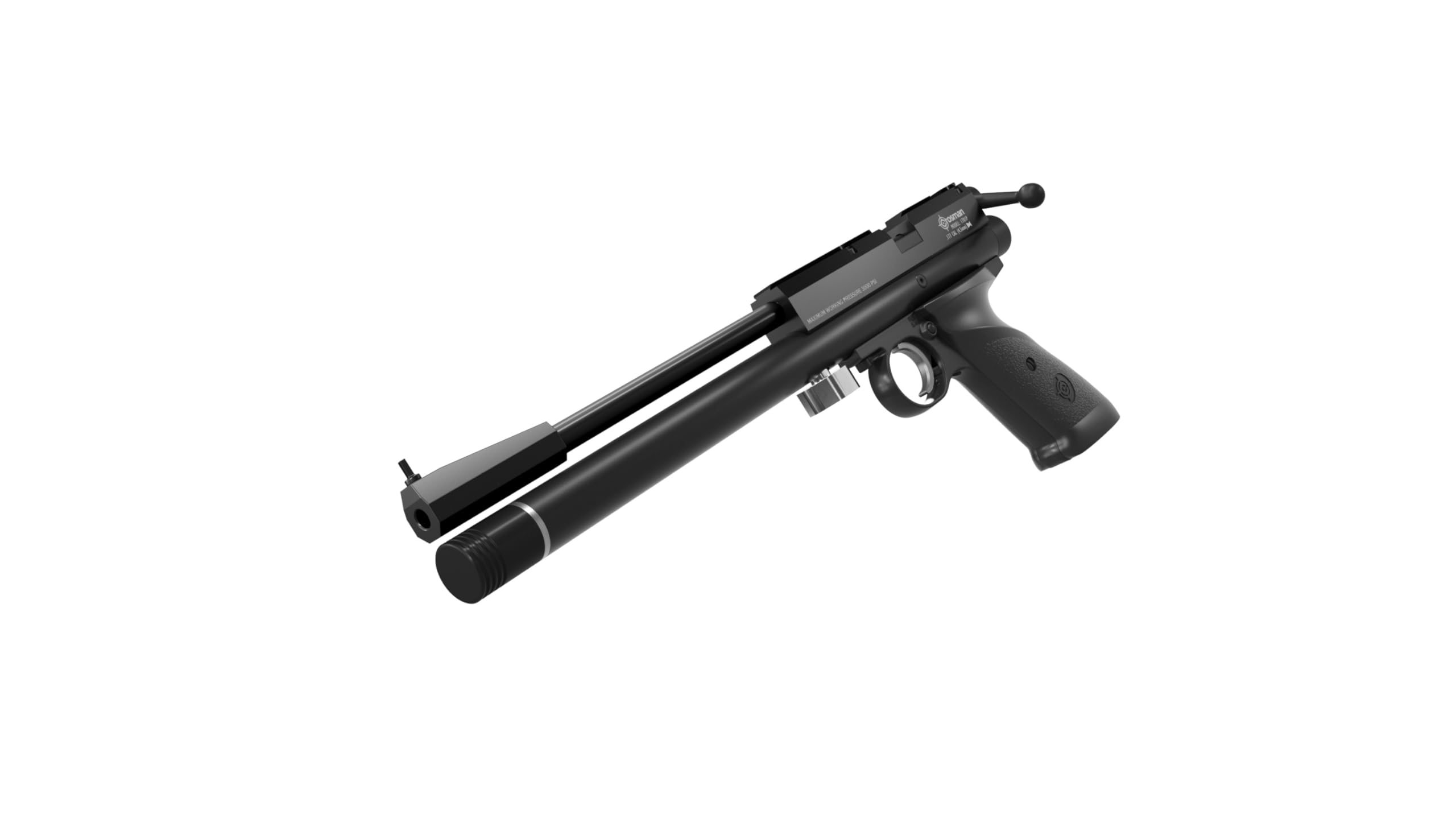 Crosman Silhouette 1701P PCP-Powered Match Grade Target Air Pistol,Black