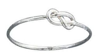 STERLING SILVER INFINITY WIRE KNOT RING SIZE 6