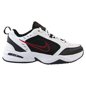 Nike Men's Air Monarch IV Cross Trainer, White/Black, 6.5 Regular US