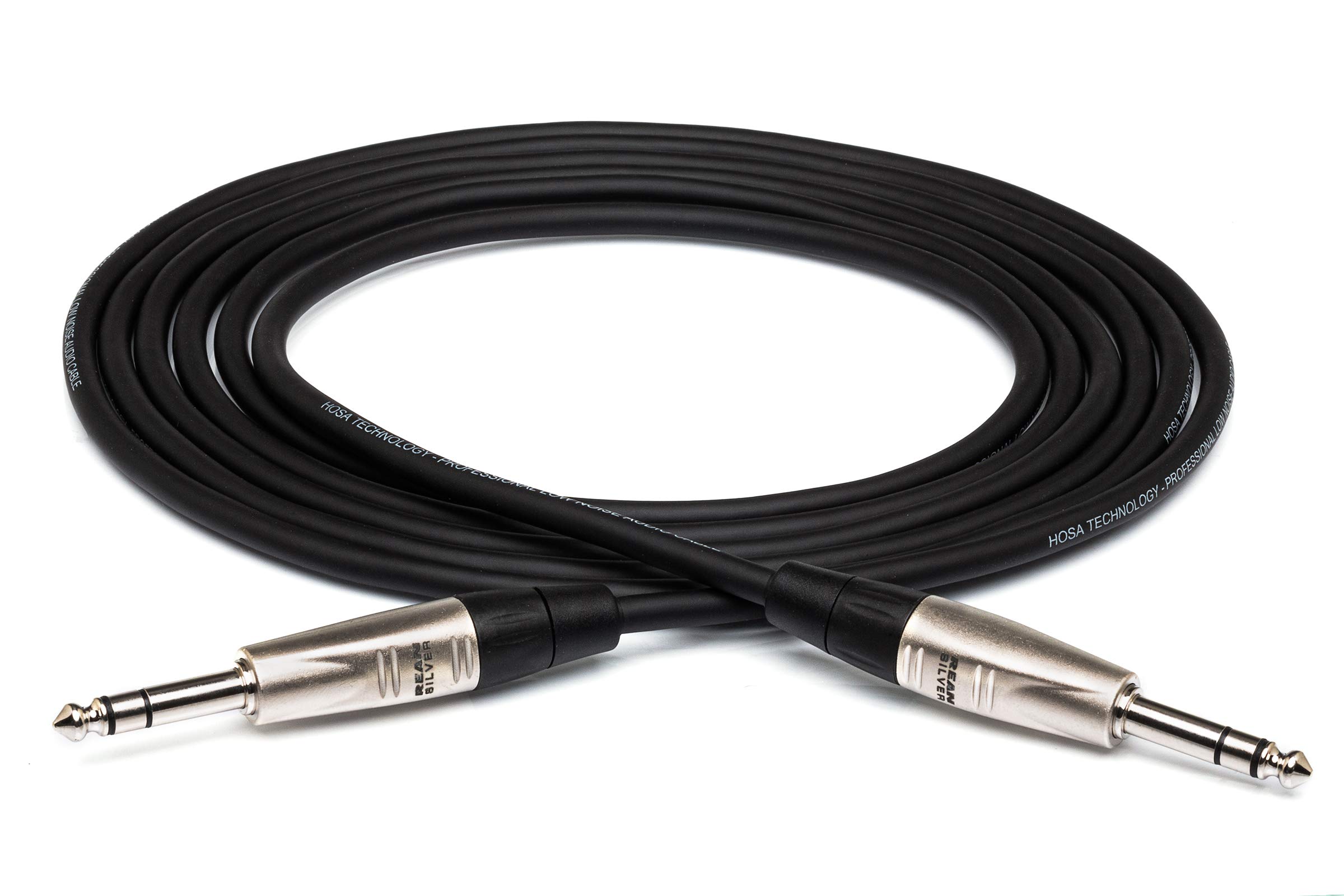 Hosa HSS-030 Pro Balanced Interconnect, REAN 1/4 in TRS to Same, 30 ft