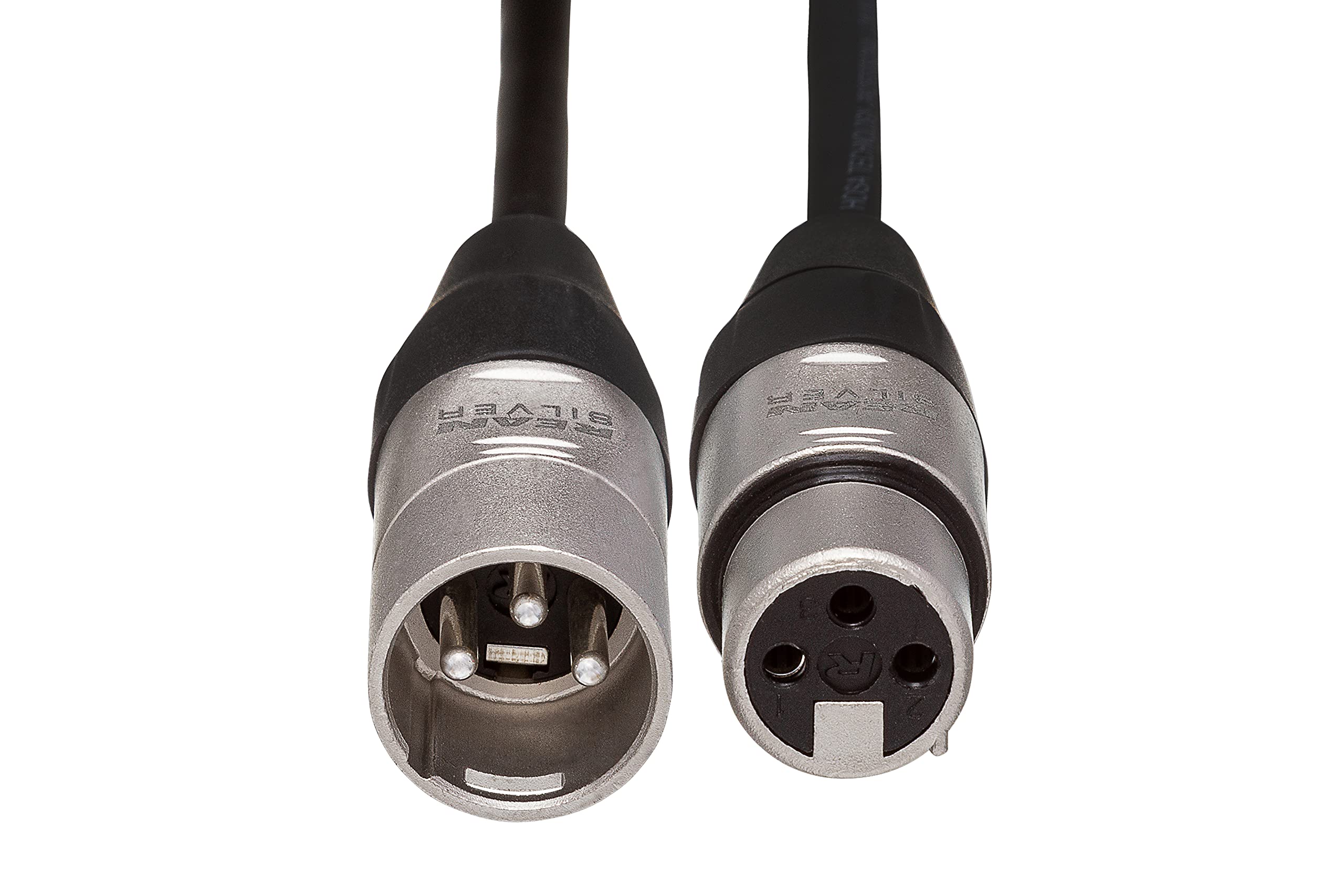 Hosa HXX-001.5 REAN XLR3F to XLR3M Pro Balanced Interconnect Cable, 1.5 feet